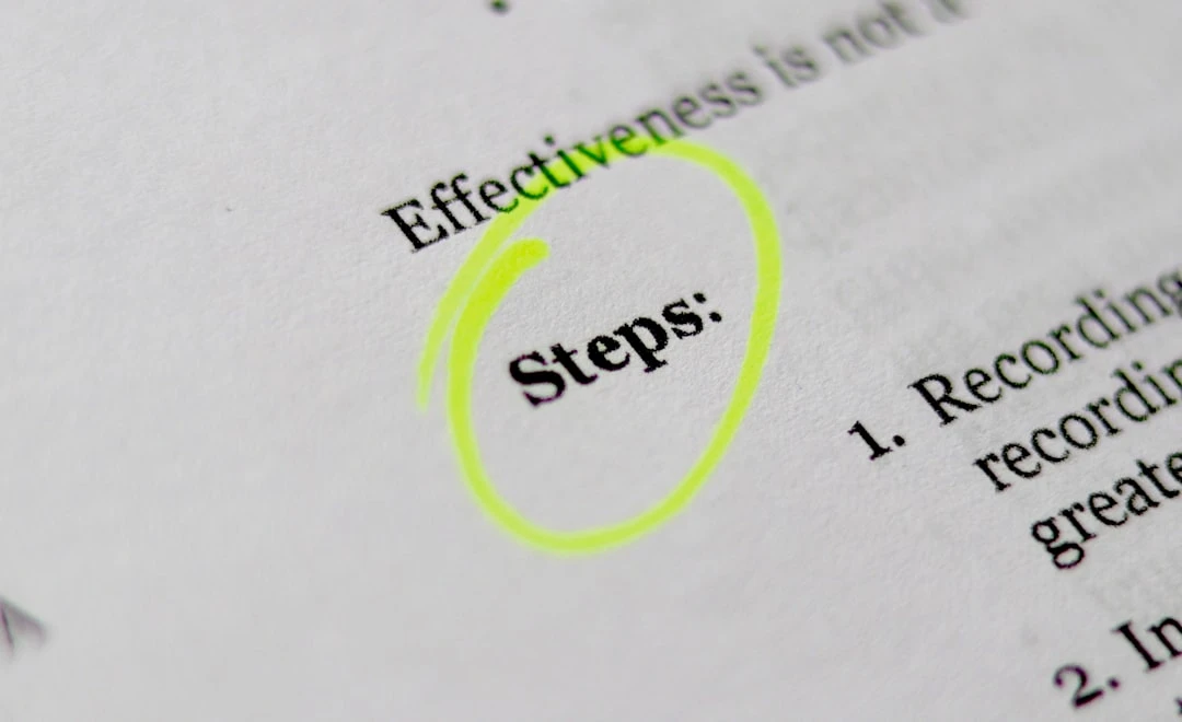 Step by Step Process